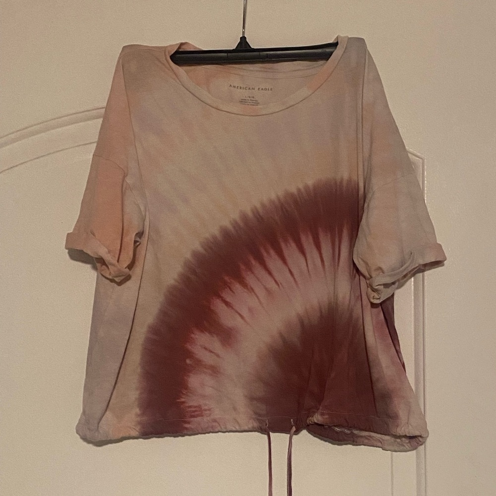 American Eagle scrunch waist crop top - XL